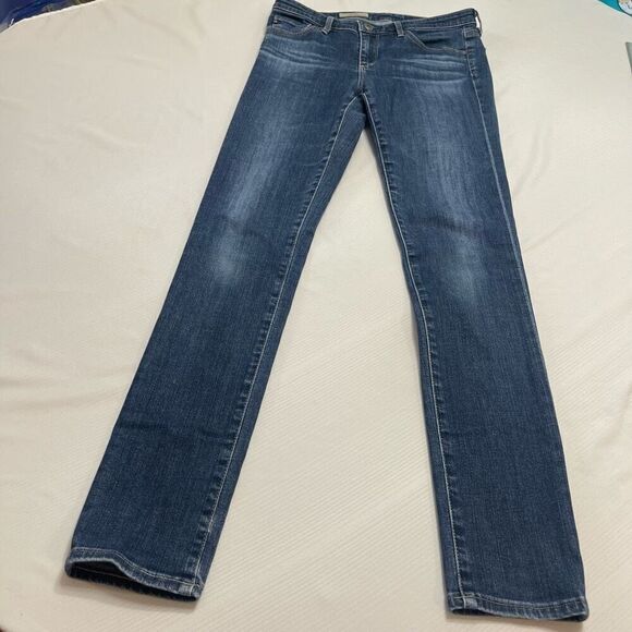 Adriana Goldschmied The Prima Mid Rise Cigarette Denim Jeans Size 27 R - Picture 1 of 11